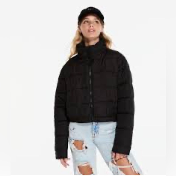 Aeropostale Black Quilted Women's Jacket - Picture 2 of 9